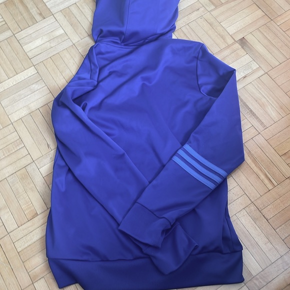 blue adidas track hoodie - Picture 3 of 3